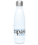 Stainless Steel Water Bottle - Compassion Logo