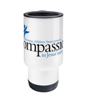 Stainless Steel Travel Mug - Compassion Logo